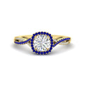 Thumbnail 35 - round-cut-halo-diamond-engagement-ring-with-sapphire-in-FD11140RORGSABLANGLE3-NL-YG