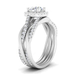 Load image into Gallery viewer, round-cut-halo-diamond-infinity-bridal-set-in-white-gold-FD9212RO-NL-WG-B2.jpg