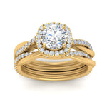 Load image into Gallery viewer, round-cut-halo-diamond-infinity-bridal-set-in-yellow-gold-FD9212RO-NL-YG-B2.jpg