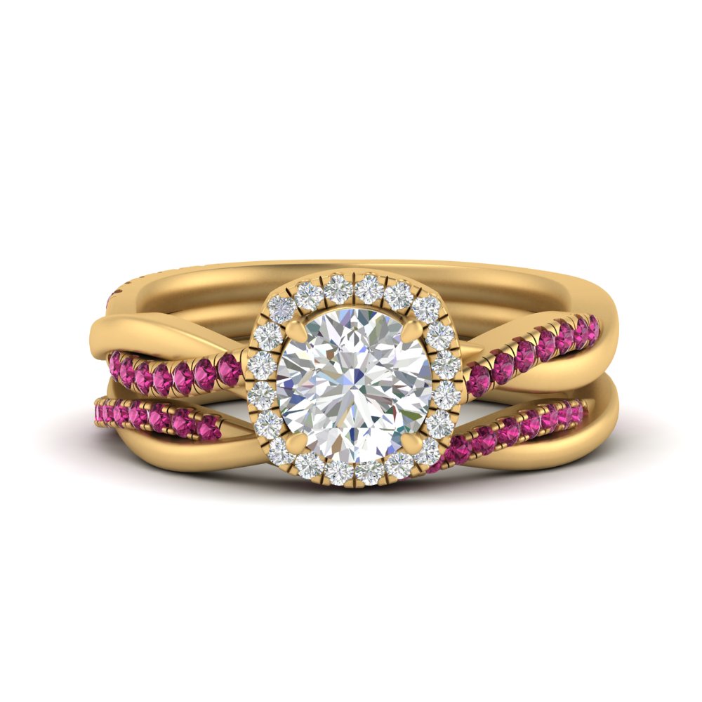 round-cut-halo-pink-sapphire-infinity-bridal-set-in-yellow-gold-FD9212ROGSADRPI-NL-YG-B2.jpg