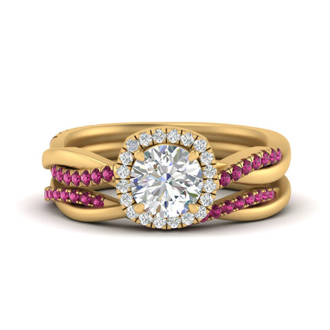 round-cut-halo-pink-sapphire-infinity-bridal-set-in-yellow-gold-FD9212ROGSADRPI-NL-YG-B2.jpg