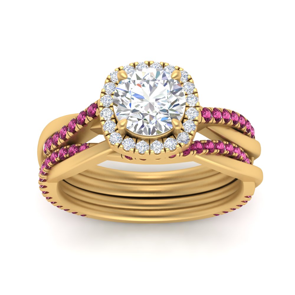round-cut-halo-pink-sapphire-infinity-bridal-set-in-yellow-gold-FD9212ROGSADRPI-NL-YG-B2.jpg