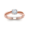 Load image into Gallery viewer, round-cut-infinity-twist-diamond-engagement-ring-with-orange-sapphire-in-14K-rose-gold-FD8253RORGSAOR-NL-RG