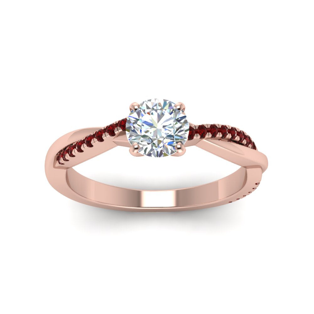 round-cut-infinity-twist-diamond-engagement-ring-with-ruby-in-14K-rose-gold-FD8253RORGRUDR-NL-RG