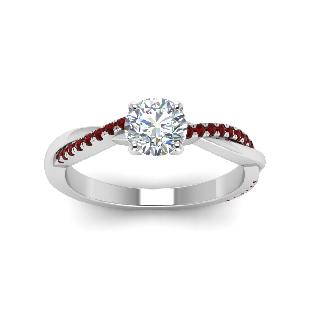 round-cut-infinity-twist-diamond-engagement-ring-with-ruby-in-14K-white-gold-FD8253RORGRUDR-NL-WG