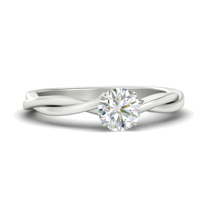14k White Gold / 1 Ct / Lab Grown