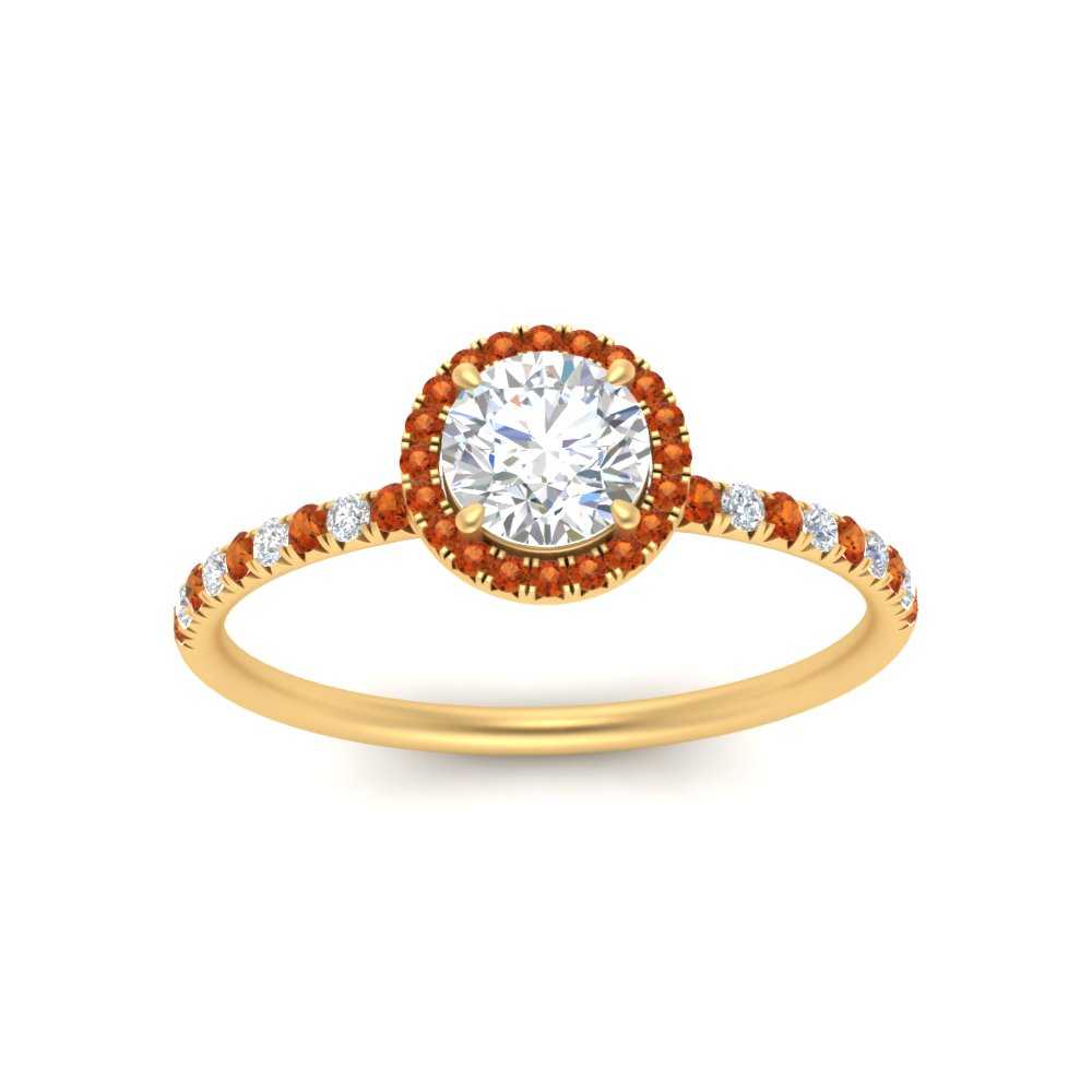 round-cut-orange-sapphire-halo-petite-engagement-ring-in-yellow-gold-FD8523RORGSAORANGLE3-NL-YG