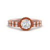 Load image into Gallery viewer, round-cut-orange-sapphire-halo-wedding-ring-set-in-rose-gold-FD8523ROGSAOR-NL-RG