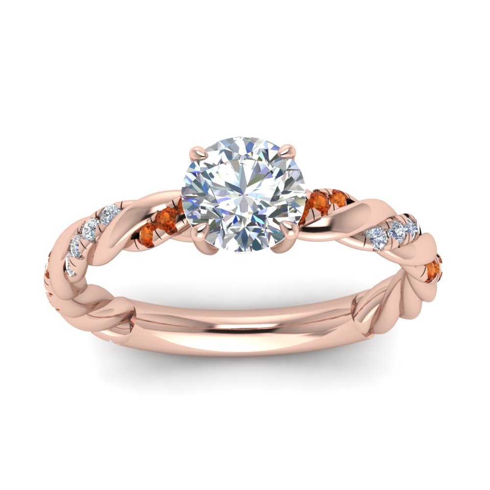 round-cut-orange-sapphire-twisted-vine-engagement-ring-in-rose-gold-FD9127RORGSAORANGLE5-NL-RG