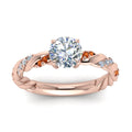Thumbnail 40 - round-cut-orange-sapphire-twisted-vine-engagement-ring-in-rose-gold-FD9127RORGSAORANGLE5-NL-RG