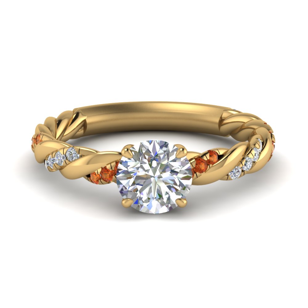 round-cut-orange-sapphire-twisted-vine-engagement-ring-in-yellow-gold-FD9127RORGSAOR-NL-YG