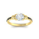 Load image into Gallery viewer, round-cut-petite-pave-black-diamond-fancy-engagement-ring-for-women-in-yellow-gold-fdenr8061rogblackangle5-nl-yg_74d2ba9a-9288-46c5-ae60-56215669a51e?v=1757495079
