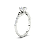 Load image into Gallery viewer, round-cut-petite-pave-diamond-fancy-engagement-ring-for-women-in-white-gold-fdenr8061roangle2-nl-wg_c565f546-4cff-44b3-8375-30eb1b4e5005?v=1757495079
