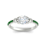 Load image into Gallery viewer, round-cut-petite-pave-emerald-fancy-engagement-ring-for-women-in-white-gold-fdenr8061rogemgrangle5-nl-wg?v=1757494979
