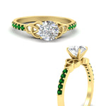 Load image into Gallery viewer, round-cut-petite-pave-emerald-fancy-engagement-ring-for-women-in-yellow-gold-fdenr8061rogemgrangle3-nl-yg?v=1757494979
