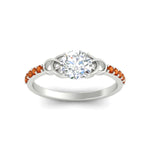 Load image into Gallery viewer, round-cut-petite-pave-orange-sapphire-fancy-engagement-ring-for-women-in-white-gold-fdenr8061rogsaorangle5-nl-wg?v=1757494978
