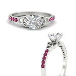 Load image into Gallery viewer, round-cut-petite-pave-pink-sapphire-fancy-engagement-ring-for-women-in-white-gold-fdenr8061rogsadrpiangle3-nl-wg_fd0d3440-3276-4d1a-98b6-21fcc5c03401?v=1757495079
