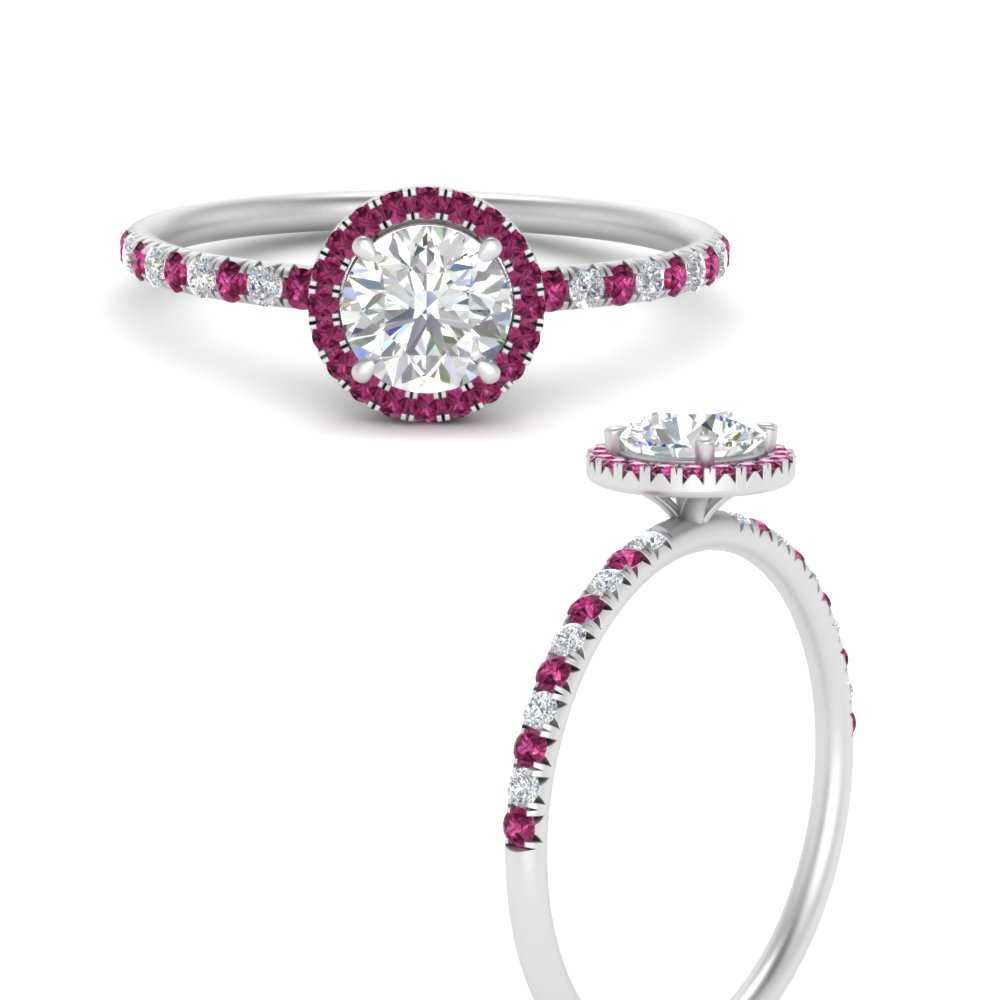 round-cut-pink-sapphire-halo-petite-engagement-ring-in-white-gold-FD8523RORGSADRPIANGLE3-NL-WG