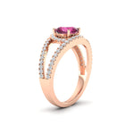 Load image into Gallery viewer, round-cut-pink-sapphire-halo-swirl-split-diamond-engagement-ring-in-rose-gold-FD11180RORGSADRPI-NL-RG-GS.jpg
