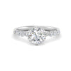 Load image into Gallery viewer, round-cut-prong-studded-accented-solitaire-engagement-ring-in-FD10955RORANGLE3-NL-WG