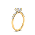 Load image into Gallery viewer, round-cut-prong-studded-accented-solitaire-engagement-ring-in-FD10955RORANGLE3-NL-YG
