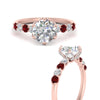 Load image into Gallery viewer, round-cut-prong-studded-ruby-accented-solitaire-engagement-ring-in-FD10955RORGRUDRANGLE3-NL-RG