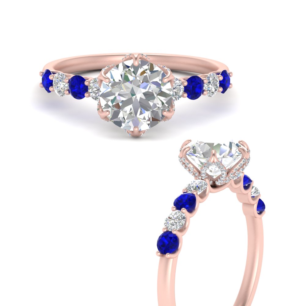 round-cut-prong-studded-sapphire-accented-solitaire-engagement-ring-in-FD10955RORGSABLANGLE3-NL-RG