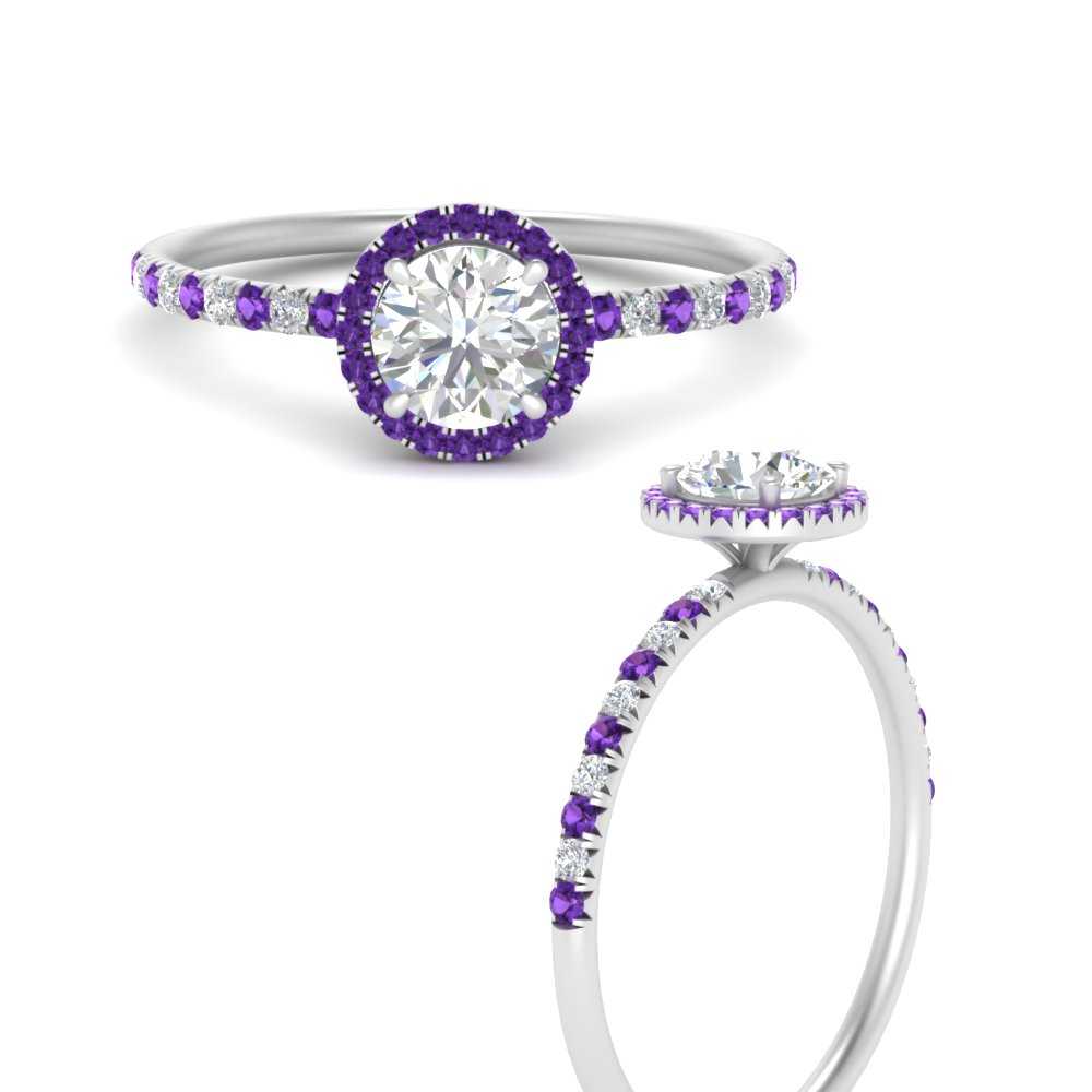 round-cut-purple-topaz-halo-petite-engagement-ring-in-white-gold-FD8523RORGVITOANGLE3-NL-WG