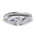Thumbnail 27 - round-cut-purple-topaz-twisted-vine-engagement-ring-in-white-gold-FD9127RORGVITO-NL-WG