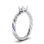 Load image into Gallery viewer, round-cut-purple-topaz-twisted-vine-engagement-ring-in-white-gold-FD9127RORGVITOANGLE2-NL-WG