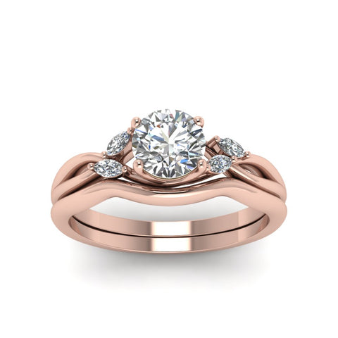 round-cut-real-diamond-ring-with-marquise-accents-in-14K-rose-gold-FD8300ROANGLE5-NL-RG