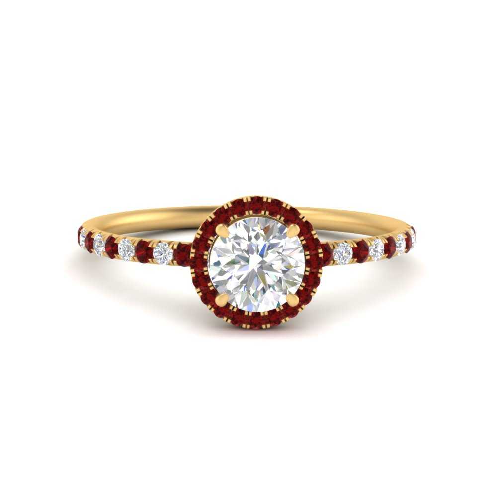 round-cut-ruby-halo-petite-engagement-ring-in-yellow-gold-FD8523RORGRUDRANGLE3-NL-YG