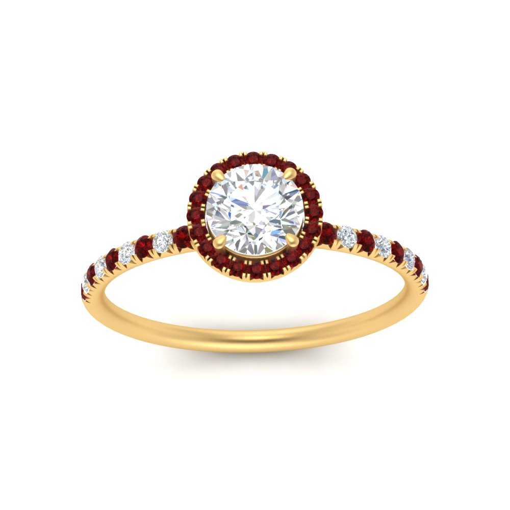 round-cut-ruby-halo-petite-engagement-ring-in-yellow-gold-FD8523RORGRUDRANGLE3-NL-YG