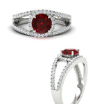 Load image into Gallery viewer, round-cut-ruby-halo-swirl-split-diamond-engagement-ring-in-white-gold-FD11180RORGRUDR-NL-WG-GS.jpg
