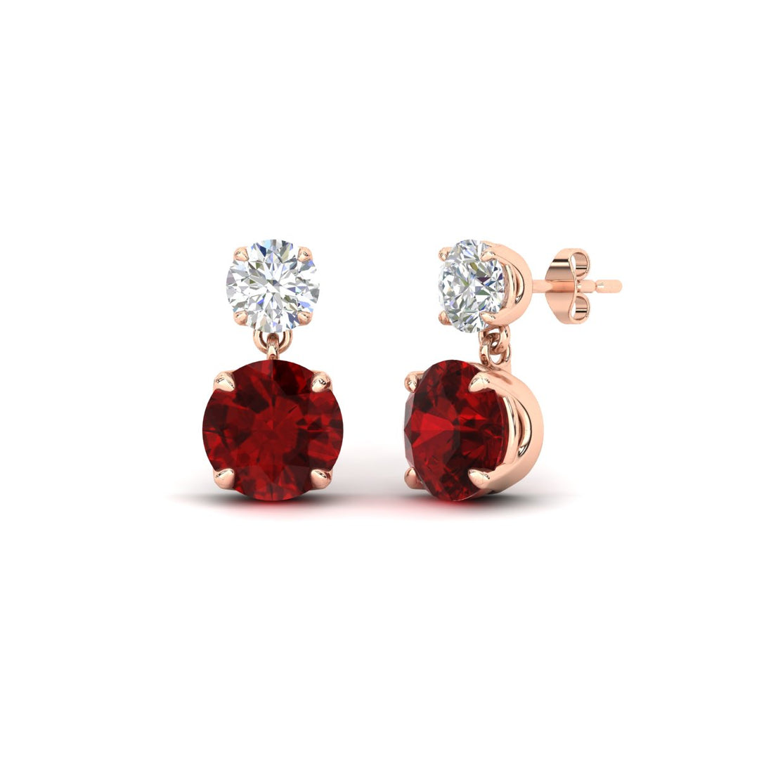 round-cut-ruby-stud-earrings-with-drop-design-in-rose-gold-fdear11550rogrudrangle1-nl-rg.jpg?v=1769066477