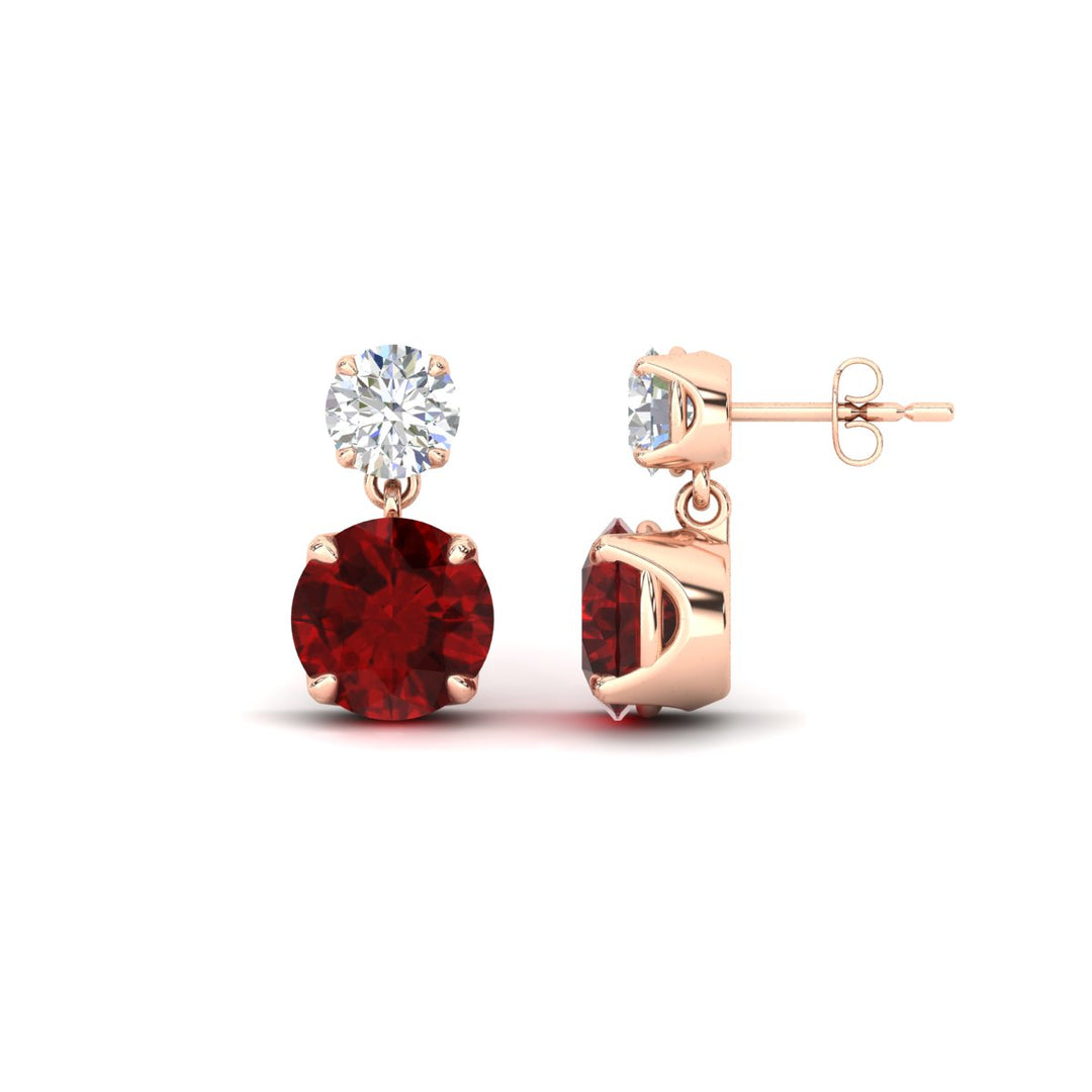 round-cut-ruby-stud-earrings-with-drop-design-in-rose-gold-fdear11550rogrudrangle3-nl-rg.jpg?v=1769066477