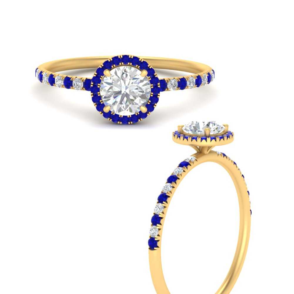 round-cut-sapphire-halo-petite-engagement-ring-in-yellow-gold-FD8523RORGSABLANGLE3-NL-YG