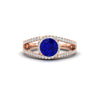 Load image into Gallery viewer, round-cut-sapphire-halo-swirl-split-diamond-engagement-ring-in-rose-gold-FD11180RORGSABL-NL-RG-GS.jpg