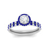 Load image into Gallery viewer, round-cut-sapphire-halo-wedding-ring-set-in-white-gold-FD8523ROGSABL-NL-WG