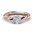 Thumbnail 33 - round-cut-sapphire-twisted-vine-engagement-ring-in-rose-gold-FD9127RORGSABL-NL-RG