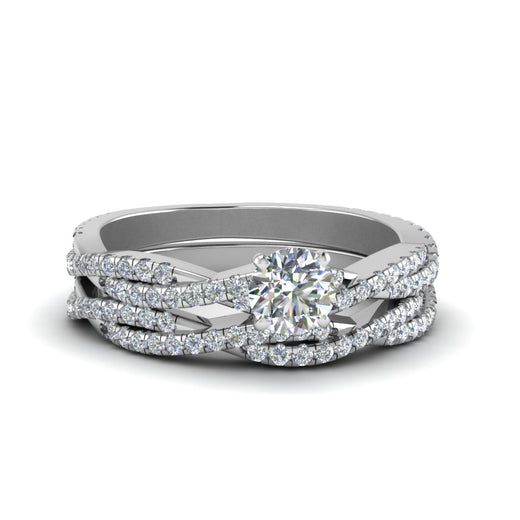 round-cut-simple-diamond-twisted-vine-bridal-ring-sets-in-950-Platinum-FD8233RO-NL-WG