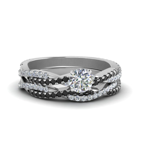 round-cut-simple-twisted-vine-bridal-ring-sets-with-black-diamond-in-950-Platinum-FD8233ROGBLACK-NL-WG