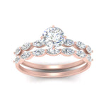 Load image into Gallery viewer, round-cut-single-prong-marquise-diamond-engagement-ring-and-band-in-FD9939RO-NL-RG
