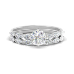 Load image into Gallery viewer, round-cut-single-prong-marquise-diamond-engagement-ring-and-band-in-FD9939RO-NL-WG
