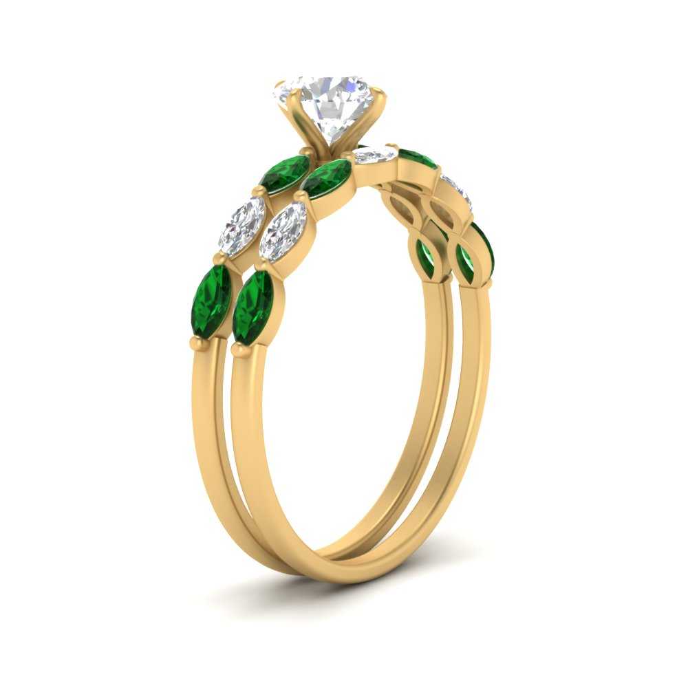 round-cut-single-prong-marquise-emerald-engagement-ring-and-band-in-FD9939ROGEMGR-NL-YG