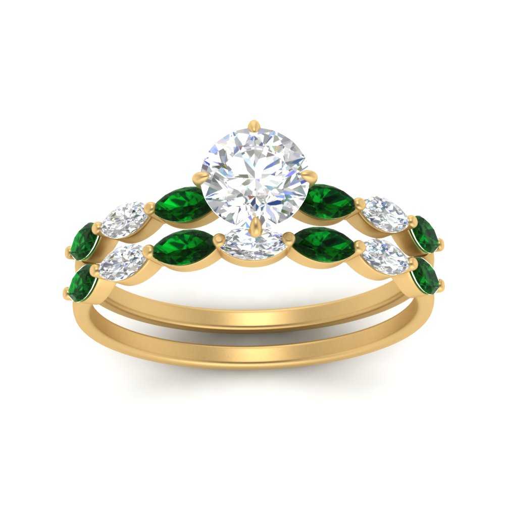 round-cut-single-prong-marquise-emerald-engagement-ring-and-band-in-FD9939ROGEMGR-NL-YG
