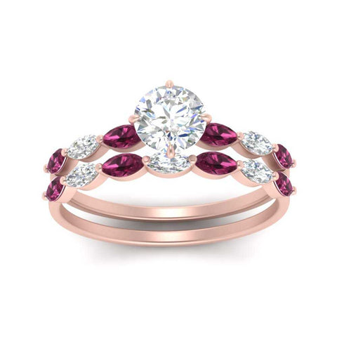 round-cut-single-prong-marquise-pink-sapphire-engagement-ring-and-band-in-FD9939ROGSADRPI-NL-RG