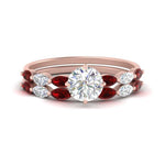Load image into Gallery viewer, round-cut-single-prong-marquise-ruby-engagement-ring-and-band-in-FD9939ROGRUDR-NL-RG
