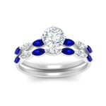 Load image into Gallery viewer, round-cut-single-prong-marquise-sapphire-engagement-ring-and-band-in-FD9939ROGSABL-NL-WG
