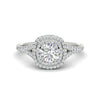 Load image into Gallery viewer, round-cut-spalit-band-double-halo-diamond-engagement-ring-in-FD11142RORANGLE3-NL-WG